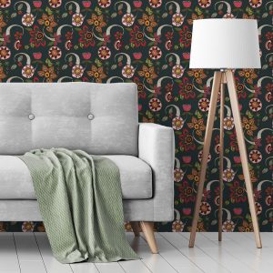 Papel de Parede Floral 010