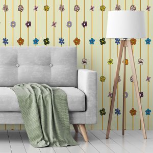 Papel de Parede Floral 015