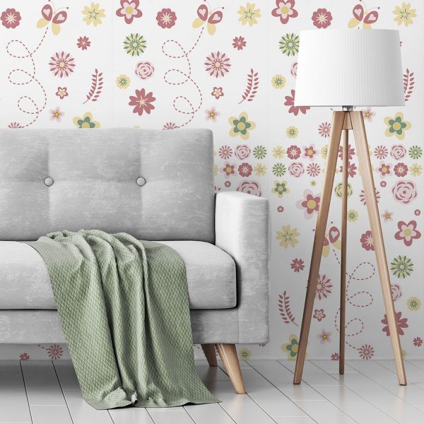 Papel de Parede Floral 035