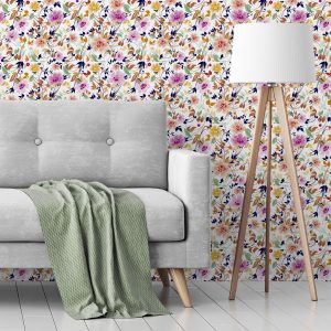 Papel de Parede Floral 049