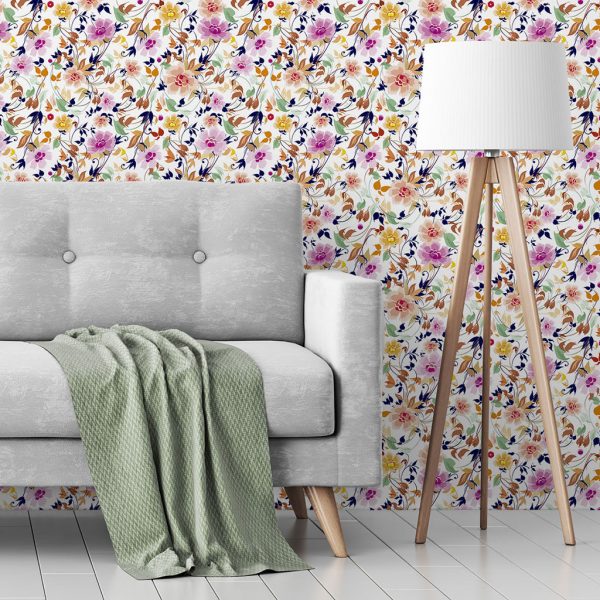 Papel de Parede Floral 049