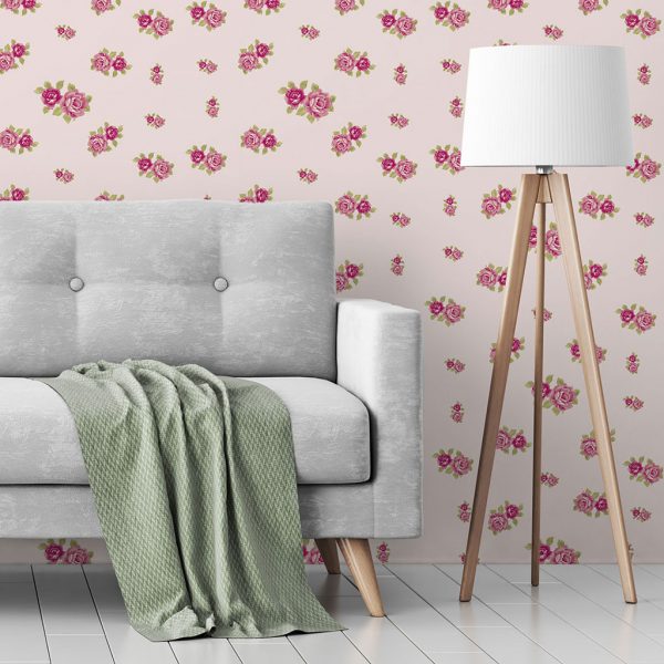 Papel de Parede Floral 054