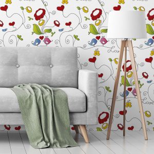 Papel de Parede Floral 087