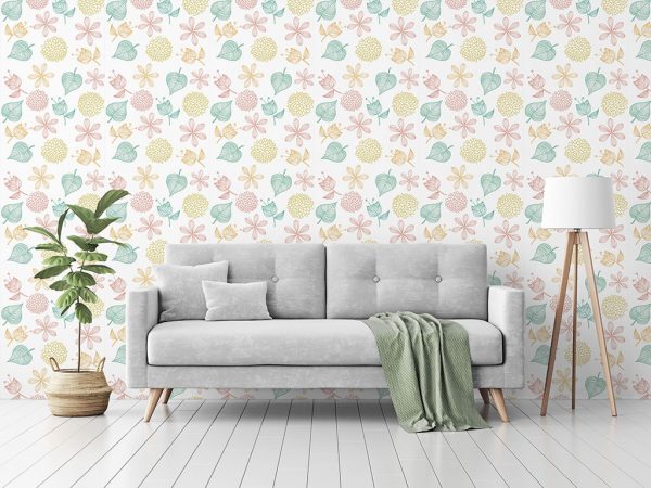 Papel de Parede Floral 088