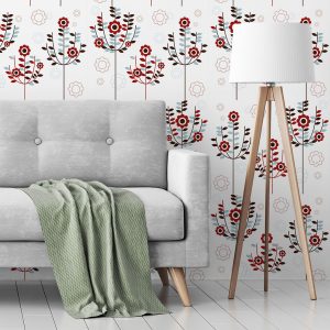 Papel de Parede Floral 093