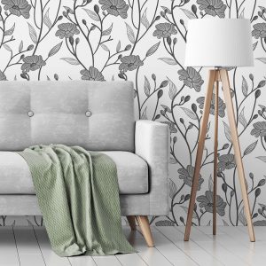 Papel de Parede Floral 123