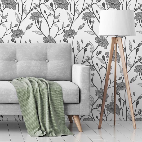 Papel de Parede Floral 123