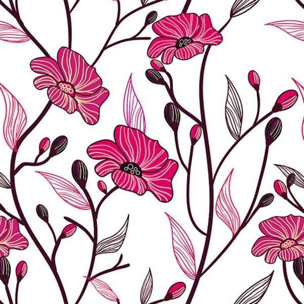 Papel de Parede Floral 124