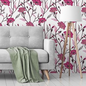 Papel de Parede Floral 124