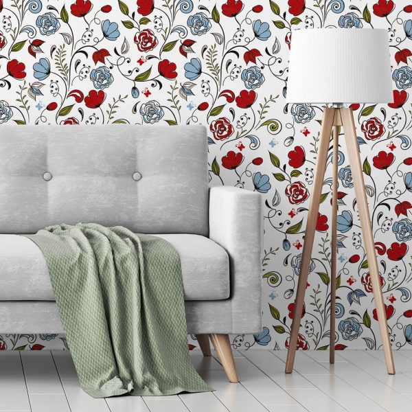 Papel de Parede Floral 163