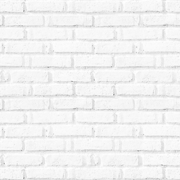 Papel de Parede Tijolo Branco Rústico