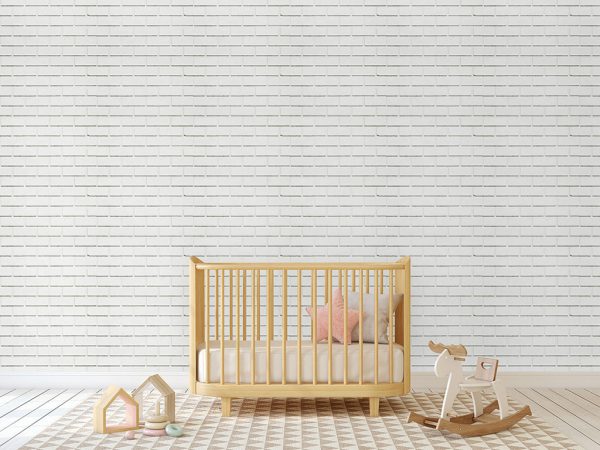 Papel de Parede Tijolo Branco